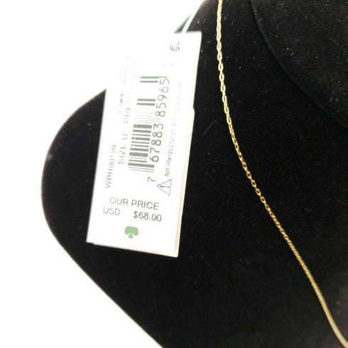kate spade new york Gold-Tone Pavé Flower Pendant Necklace, 16" + 3" extender