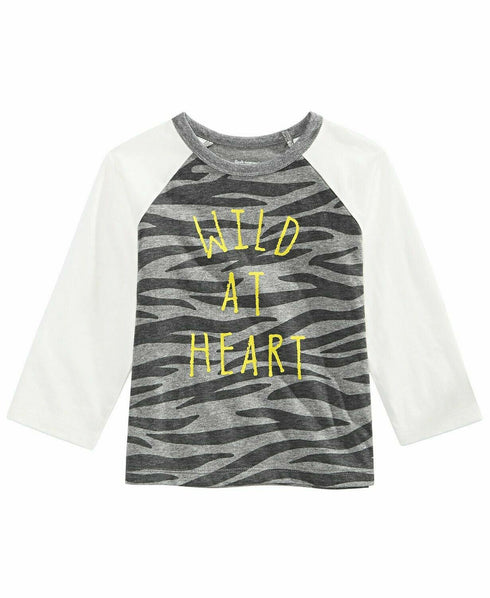 First Impressions Baby Boys Wild At Heart-Print T-Shirt Size 3-6 Months