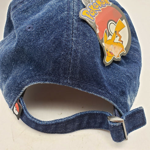 Pokemon Pokeball Adjustable Blue Jean Hat New