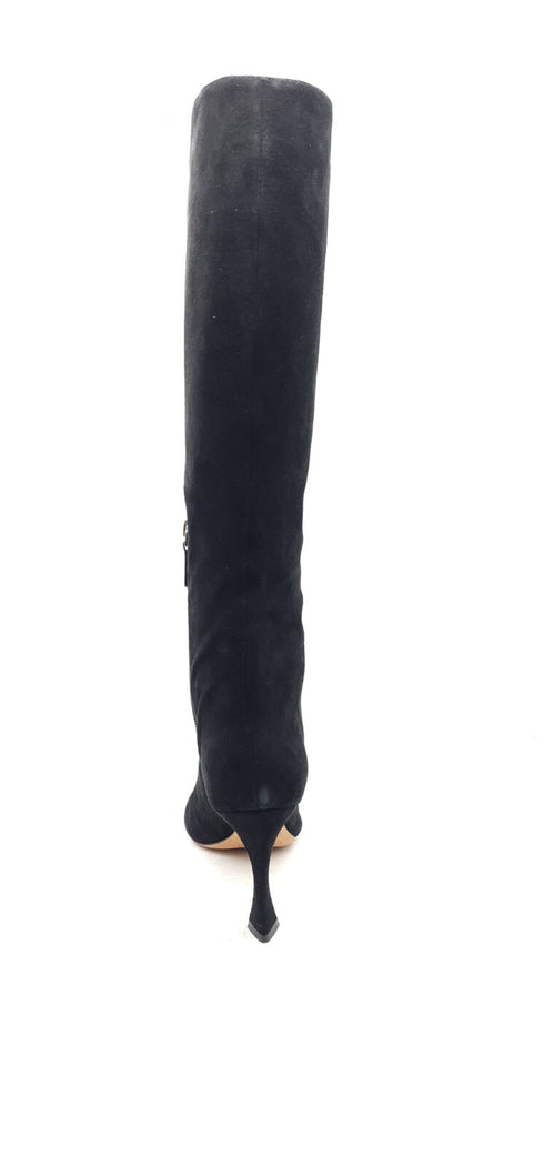 ALEXANDRE BIRMAN WOMEN'S KYRA SUEDE BOOTIE 85 BLACK SIZE 8 Msrp $795