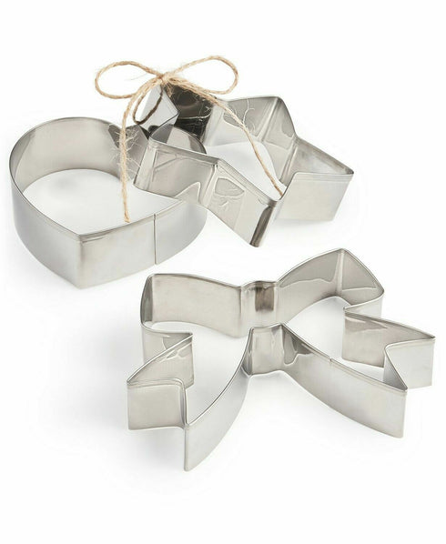 Martha Stewart Collection Cookie Cutters, Set of 3 Stainless Steel