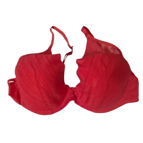 Passionata by Chantelle Graphic Mesh Convertible Deep Plunge Underwire Bra 38C