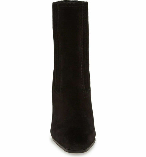 Aquatalia Women's Fayren Suede Ankle Boots Black Leather Suede US 9M Msrp $450