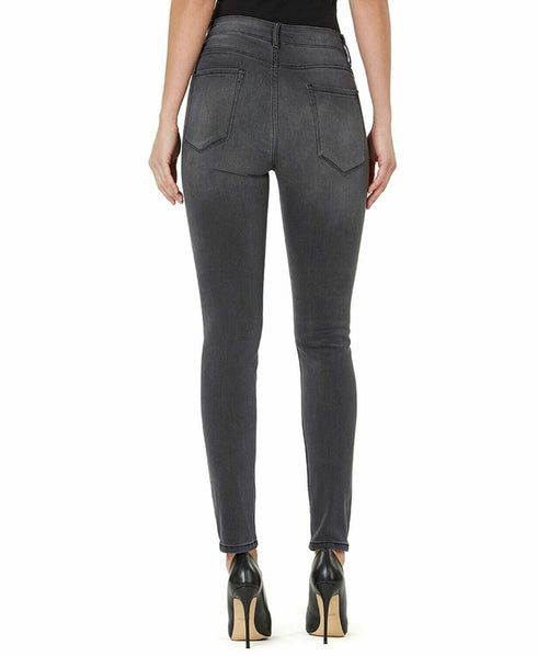 Numero High-Rise Super-Skinny Jeans Grey Size 26