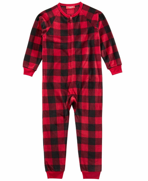 Family Pajamas Matching Kids Buffalo-Check Pajamas Size 6-7