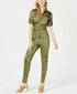 TENZ CVLT Corset Zip Jumpsuit Olive Green Size Medium