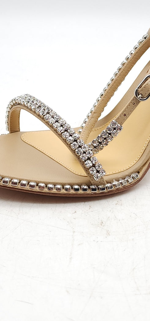 Alexander Birman Women's Agnes Embellished High Heel Sandals Size 7 MSRP $795