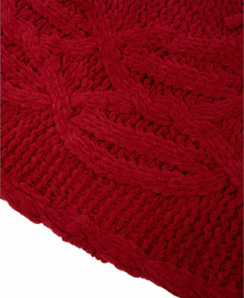 Glitzhome 52"D Knitted Christmas Tree Skirt MSRP $100