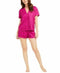 Jenni 2-Pc. Printed Top & Shorts Pajama Set Ditsy Stars Size Medium