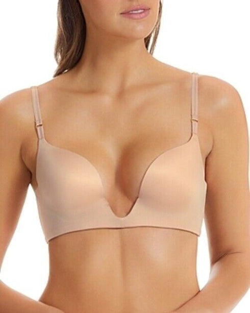 Fine Lines Flawless Fit Plunge Bra Maple Size 36D