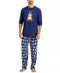 FAMILY PAJAMAS Matching Men's Bah Humbug Family Pajama Set Small