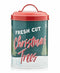 Martha Stewart Holiday Collection Steel Fresh Christmas Tree Canister