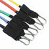 Colossal 11 Piece Resistance Band Set Yoga Pilates Abs Workout Fitness Tube Band