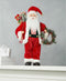 Holiday Lane Jolly Santa Doll with Pinecone Wreath