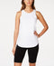 Calvin Klein Women's Ruched Back Tank Top White Size XL