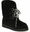 Aquatalia Wynter Water Resistant Genuine Shearling Boot Black Size 10 Msrp $595