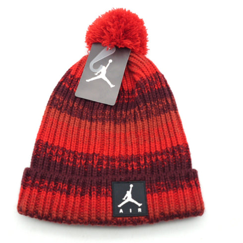 Jordan Beanie Hat Knit Jumpman Red/maroon Youth Size 8/20 Gym Red