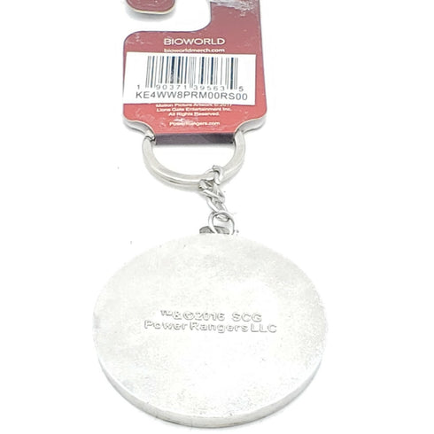 Power Rangers Circle Keychain With The Motto - New