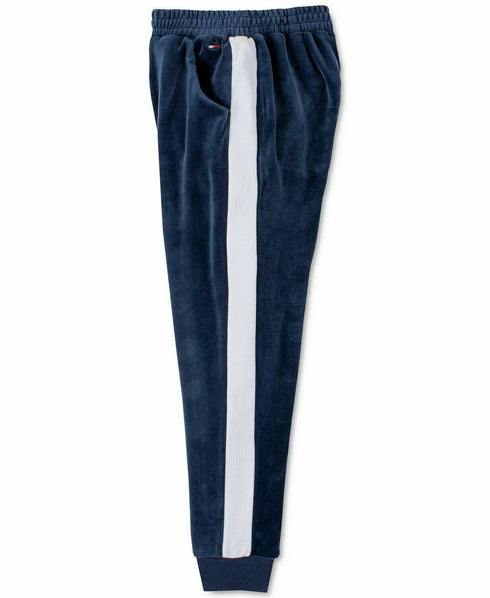 Tommy Hilfiger Toddler Girls Velour Side-Stripe Jogger Pants Size 4T Slim