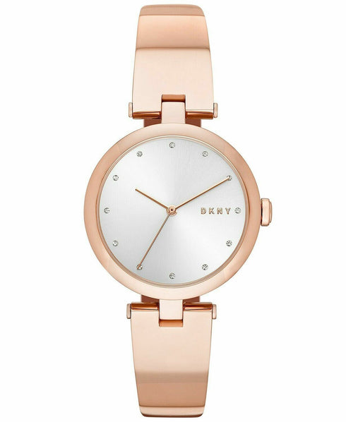 Women's DKNY Eastside Rose Gold Steel Bangle Band Watch NY2711
