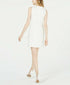 Laundry by Shelli Segal Women Dress White Size 12 Sheath Fringe