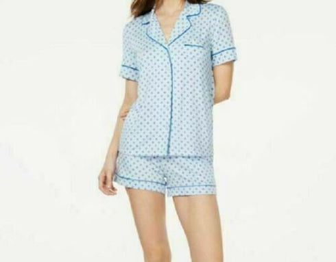 Alfani Women's Top & Shorts Sleep Set Steel Diamond- XXXL