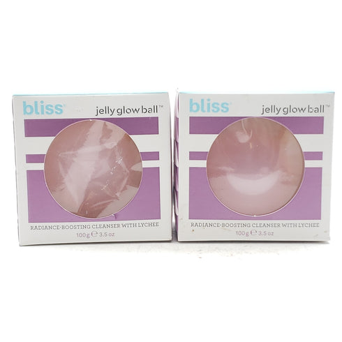 Bliss Jelly Glow Ball - Radiance Boosting Cleanser with Lychee - (2 Pack)