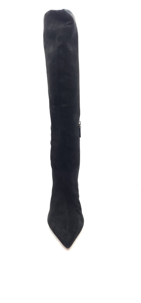 ALEXANDRE BIRMAN WOMEN'S KYRA SUEDE BOOTIE 85 BLACK SIZE 8 Msrp $795