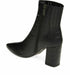 AQUATALIA Posey Water Resistant Croc Embossed Bootie $575 Black - US Size 7.5 M