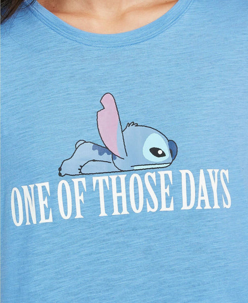 Freeze 24-7 Disney Juniors' Stitch Graphic T-Shirt Size Small