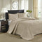 Madison Park Quebec 3-Piece King Quilted Bedspread Set Khaki New $290