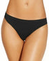 Jenni Women's Seamless Thong Panty Underwear Black XXL New
