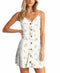 Billabong Womens Sweet For Ya Sundress White Size Medium