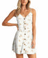 Billabong Womens Sweet For Ya Sundress White Size Medium