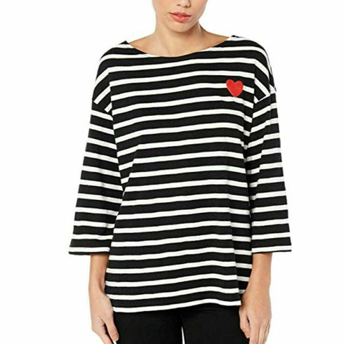 Levi's Women's New Sailor Tee Shirt with Heart Size Large