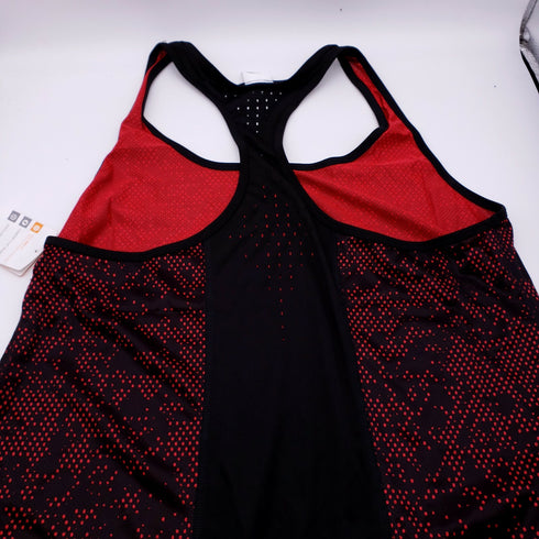 CHAMPION C9 DUO DRY Women's Red Black Athletic Yoga Tank Top Racer Back Size L