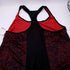 CHAMPION C9 DUO DRY Women's Red Black Athletic Yoga Tank Top Racer Back Size L