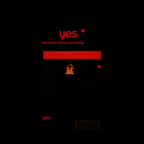 Yes To Tomatoes Detoxifying Charcoal Acne Fighting T-Zone Oily Skin Face Mask