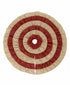 Glitzhome 48"D Burlap Christmas Tree Skirt New - MSRP $78