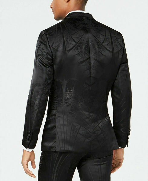 Tallia Men's Slim-Fit Metallic Tonal Jacquard Dinner Jacket -  42L / L39.5