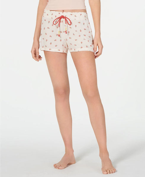 Jenni Printed Lightweight Pajama Shorts Flower Medium