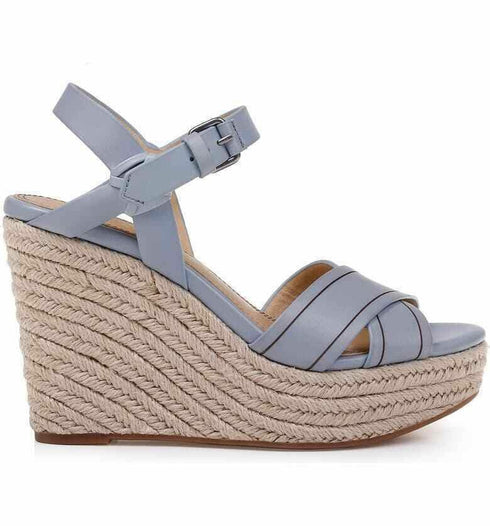 Splendid Taffeta Espadrille Wedge Sandal, Size 10 M - Blue