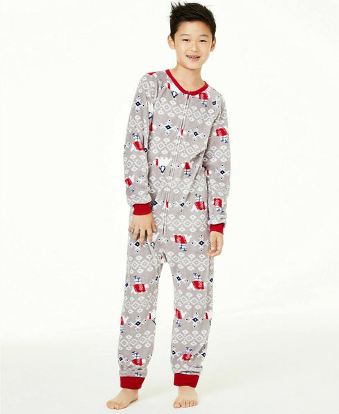 Family PJs Kids Unisex Polar Bear Cozy Fleece Pajama Holiday Size 2T-3T