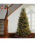 7 1/2' Natural Fraser Slim Fir Hinged Tree with 600 Clear Lights