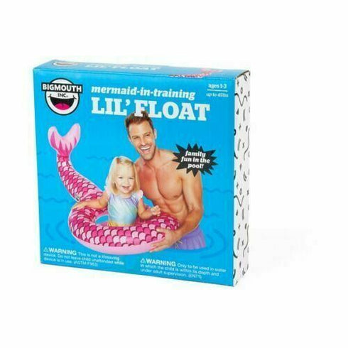 BigMouth  Inflatable Mermaid Tail Water Float, Pink, Age 1-3