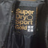 Superdry Mens Gold Puffer Coat Black Size XL