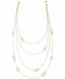 RACHEL Rachel Roy Gold-Tone Open Leaf 21" Multi-Strand Necklace