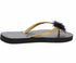 INC International Concepts Macy's  Women's Flip-Flop Black Gold Thong  (8/9)