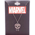 The Punisher Logo Skull Necklace w/ Chain Marvel Comics Bioworld Netflix Charm
