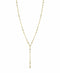 1928 Jewelry 14K Gold Dipped Cross Chain Y Necklace